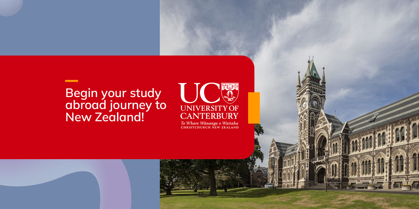  Begin your study abroad journey in NZ with the University of Canterbury!