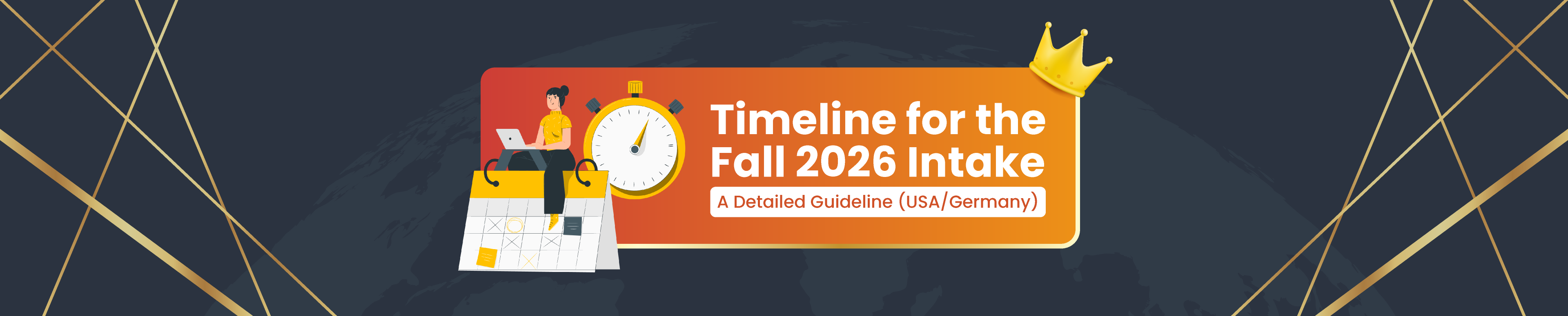 Timeline for the Fall/Winter 2026 Intake - A detailed guideline (USA/Germany)