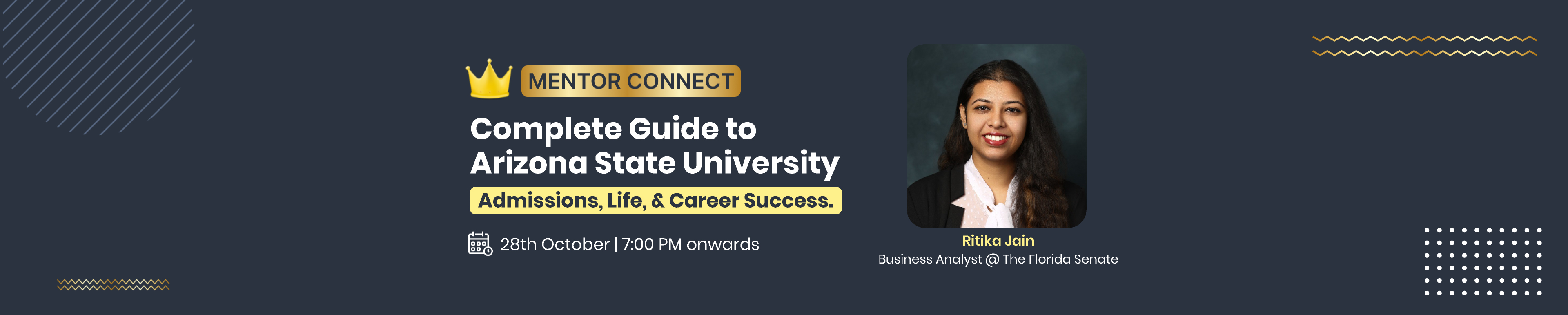 Inside ASU with Mentor Ritika Jain: Admissions, Life & Career Insights